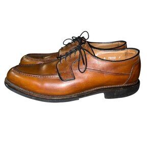 Allen Edmonds Oxford Shoes Men's 10 D Brown Leather Dress Used *No Insoles